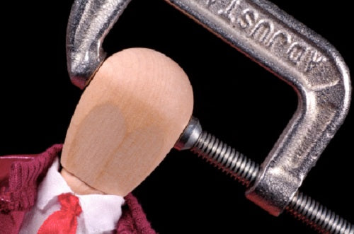 migraines like head with screw