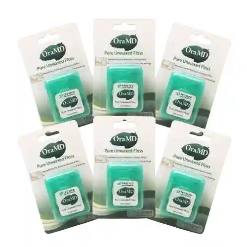 OraMD Pure Unwaxed Dental Floss