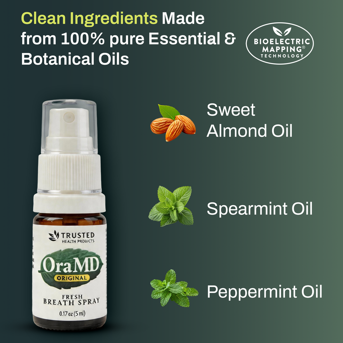 OraMD Sprae Freshener Droch-anála Nádúrtha Uile-Nádúrtha