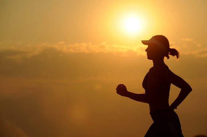 woman running for health