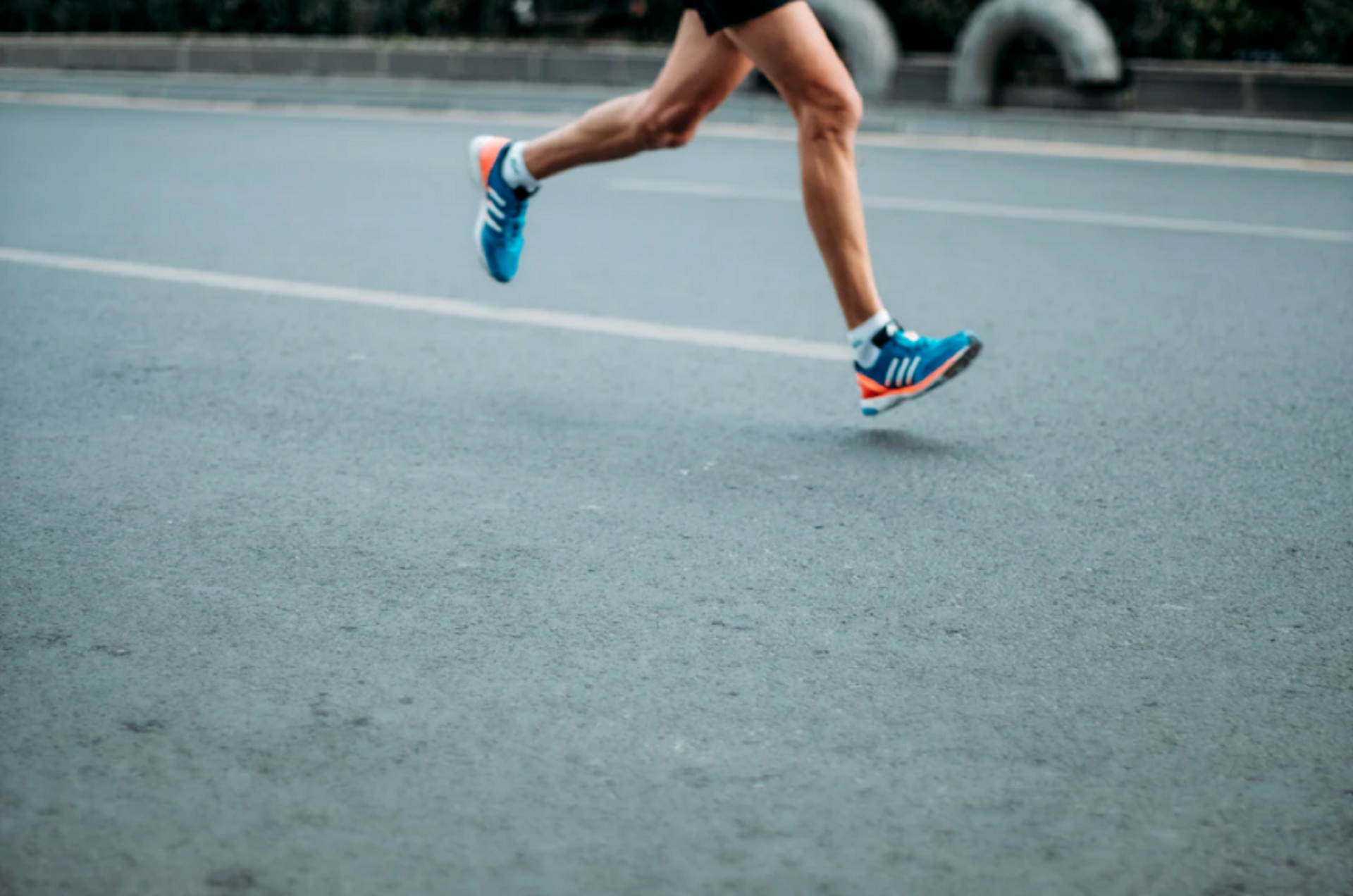 athlete running