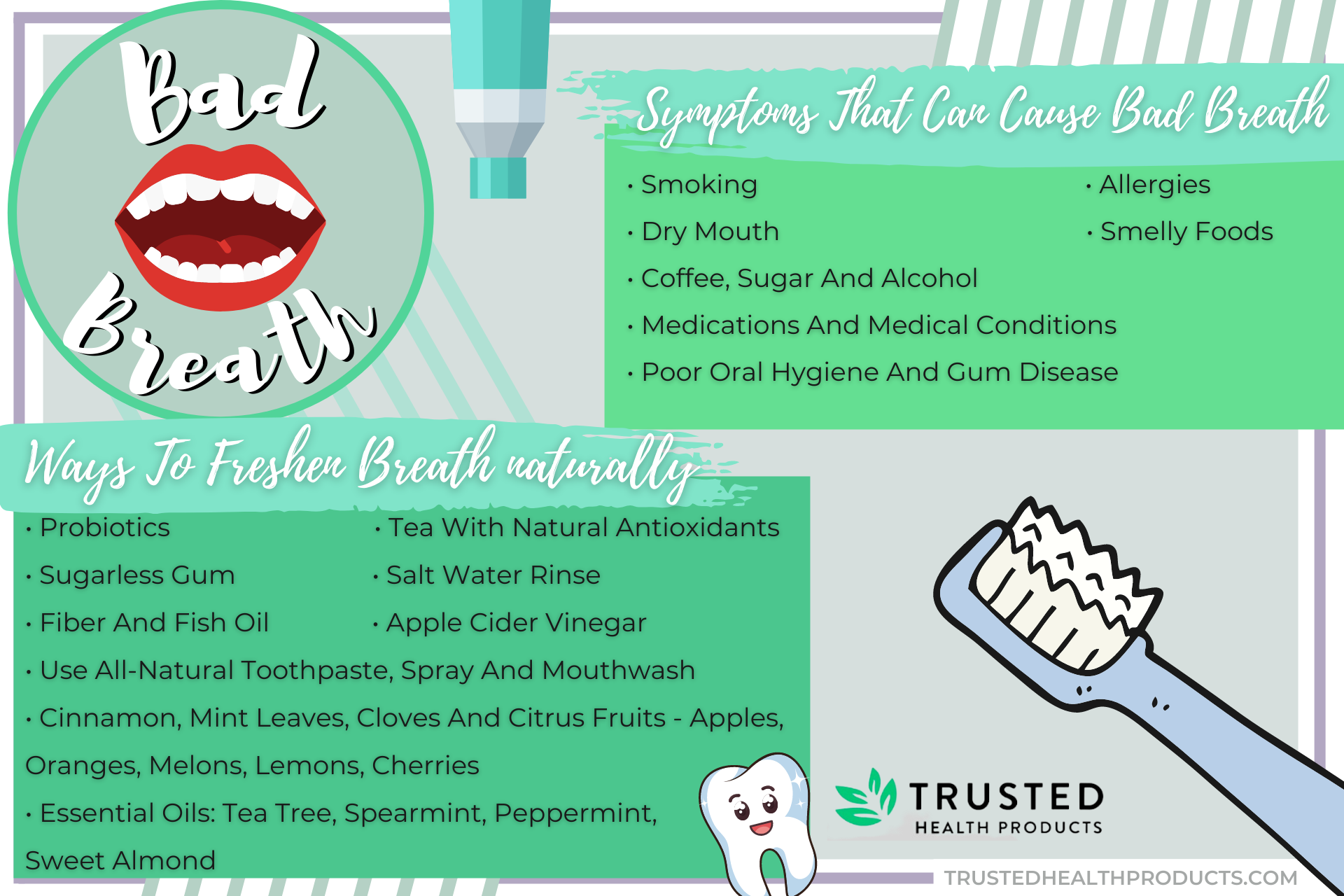 bad breath infographic