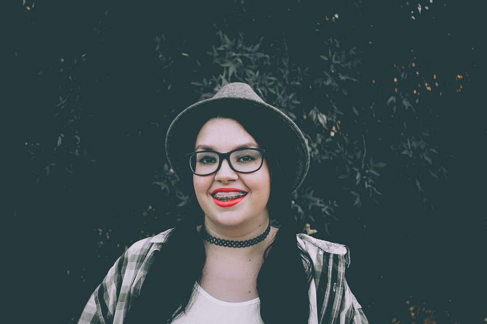 girl with braces