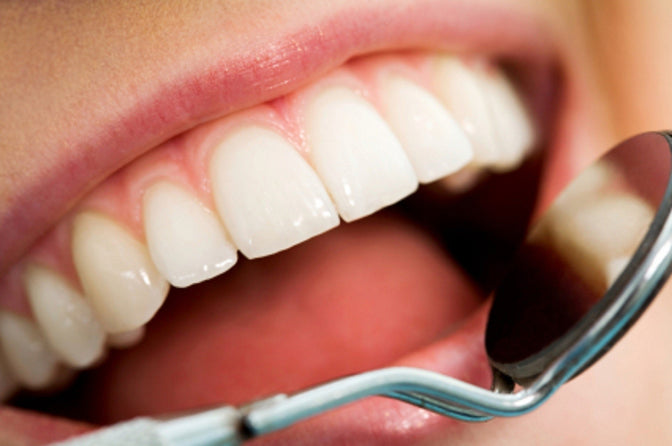 woman having dental health check-up