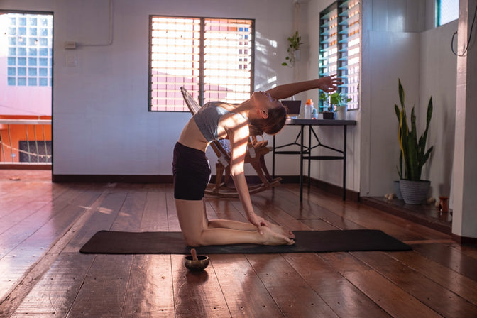 woman exercising