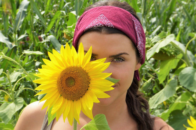 woman staying proactive about eye health during spring and summer