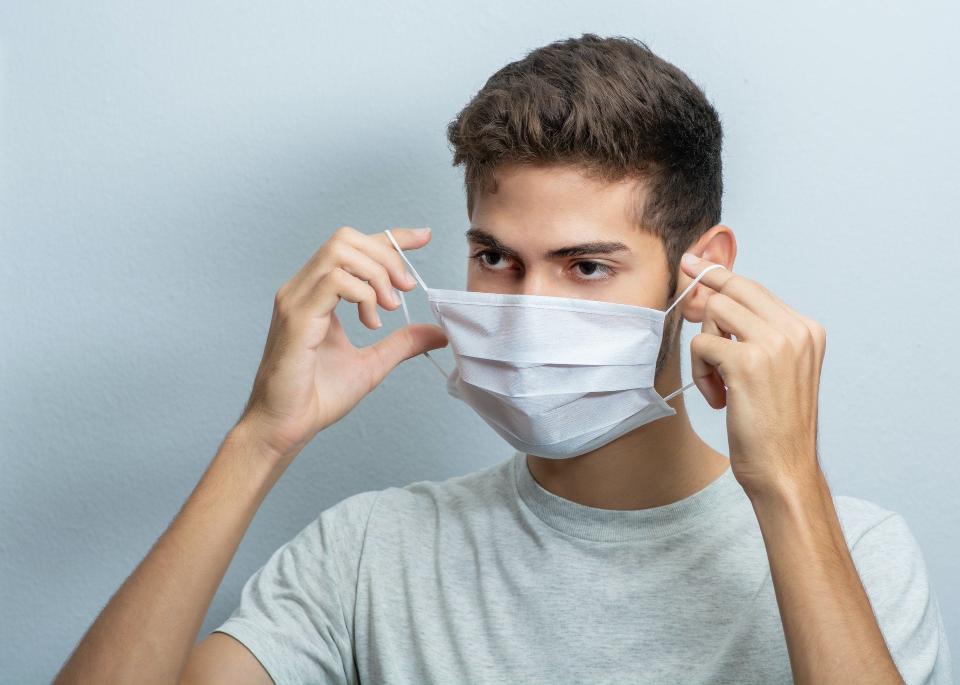 man wearing mask boost immune system