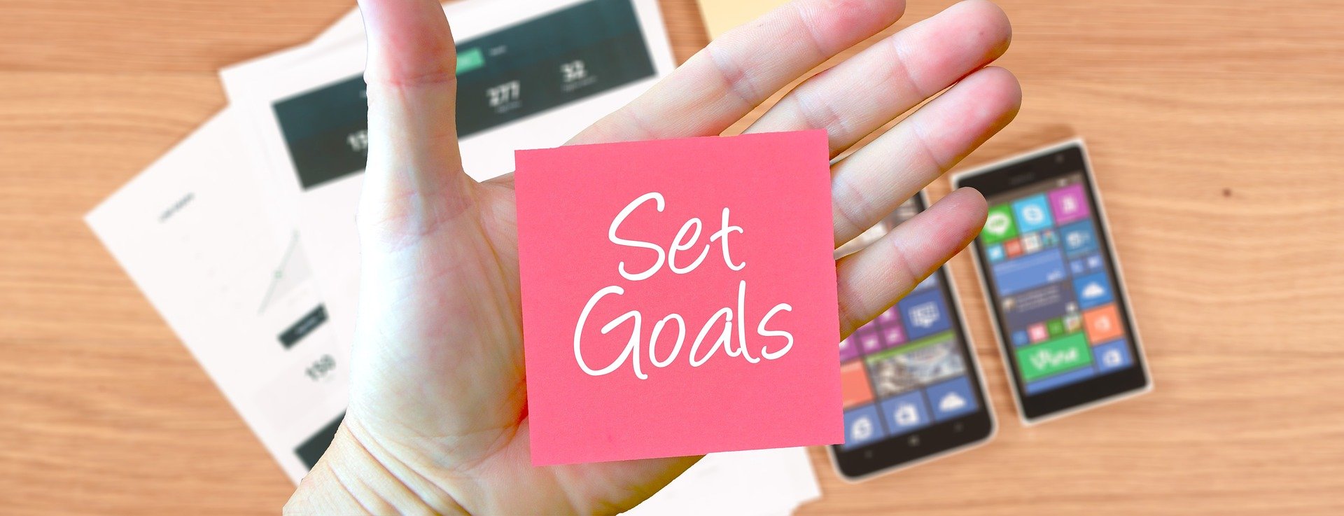 set goals to stick with new years resolutions