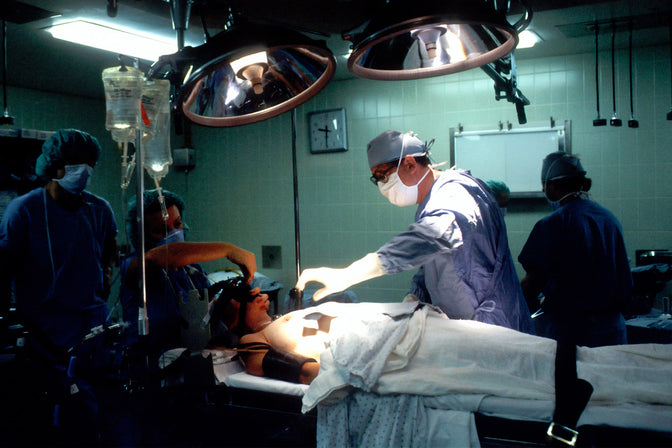 dentists performing oral surgery