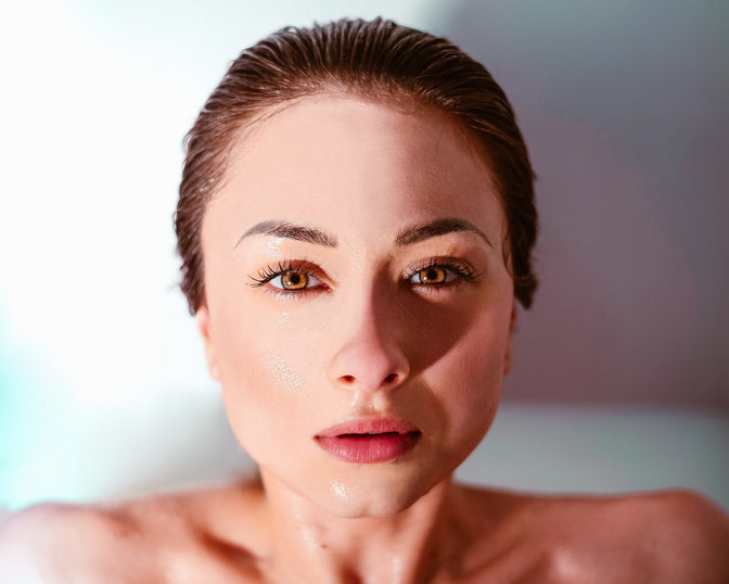 woman with smooth skin from retinol