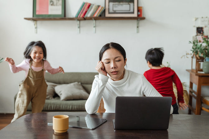 woman with stress looking for ways to reduce it