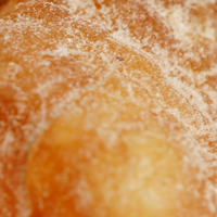 Close-up of a textured orange surface