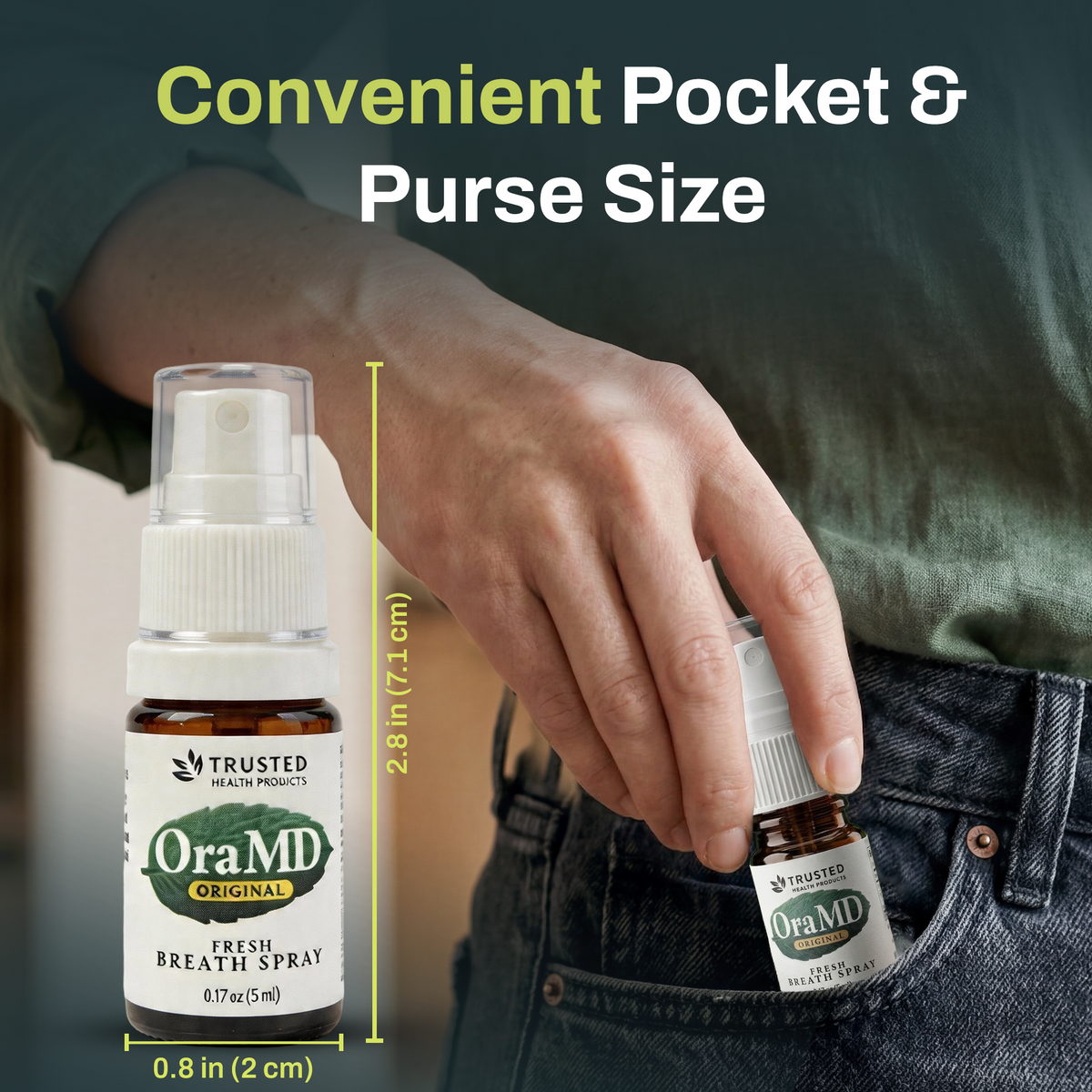 OraMD Sprae Freshener Droch-anála Nádúrtha Uile-Nádúrtha