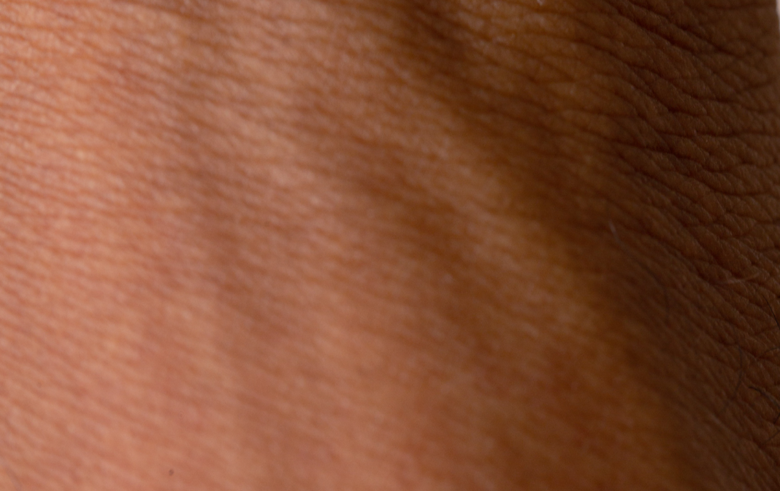 Close-up of brown fabric texture